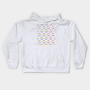 Abstract palette pattern Kids Hoodie